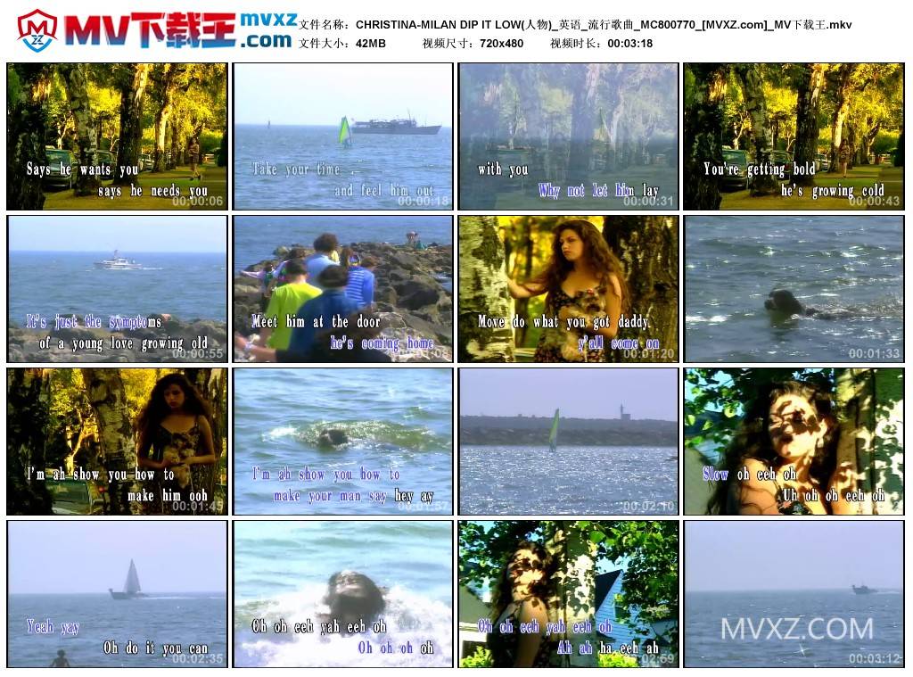 CHRISTINA-MILAN DIP IT LOW(人物)_英语_流行歌曲_MC800770
